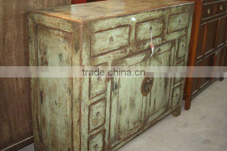 Living room solid wood file cabinet chinese reclaimed wood cabinet