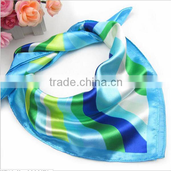 oem custom logo women cooling silk neck scarf