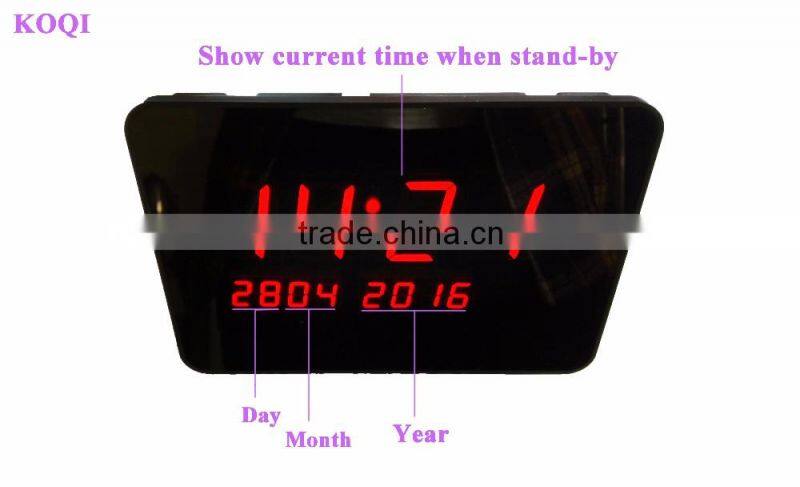 Wireless Table Buzzer System Koqi Factory Vibrating Display Receiver With Call For Service Waterproof Buzzer Bell