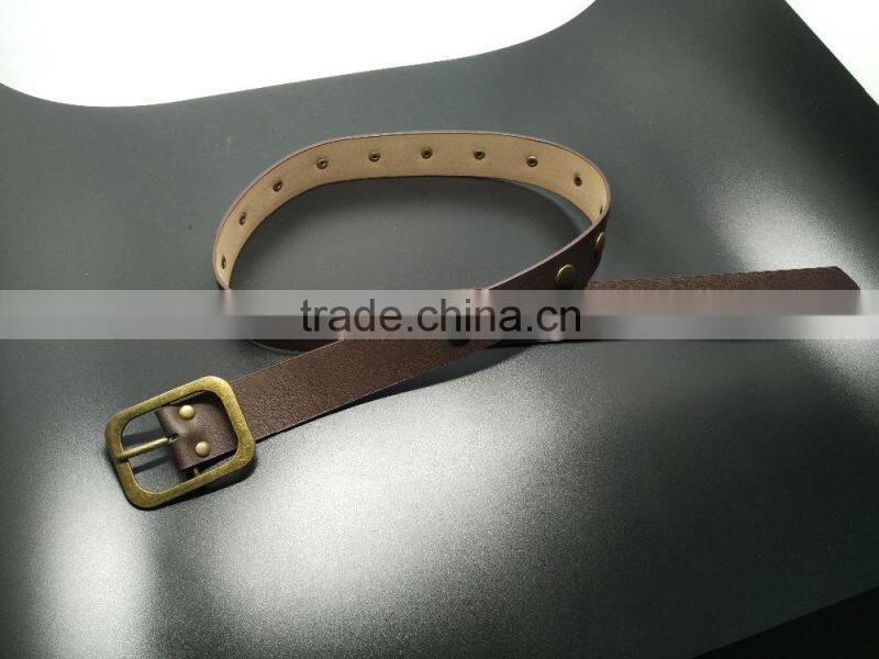 RHINESTONE BUCKLE fake leather customized style