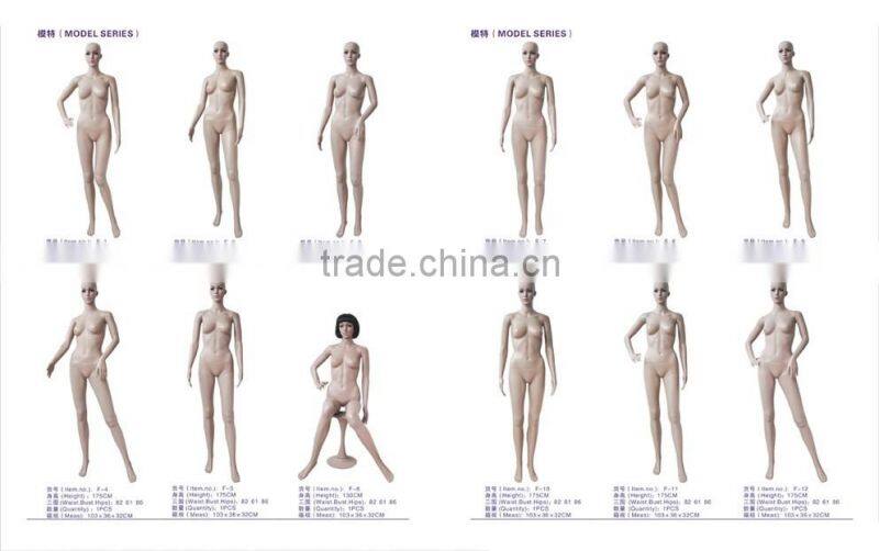 half-body plastic female form suit mannequin elegant factory