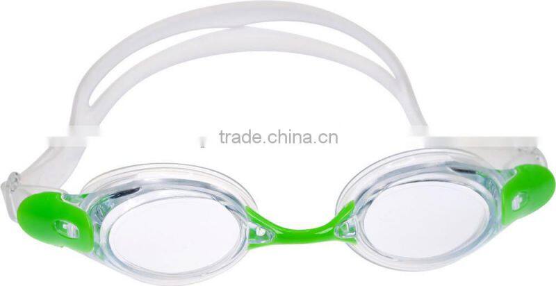Custom competition swimming goggles in blue lens , triathlon swimming goggles , waterproof swimming goggles