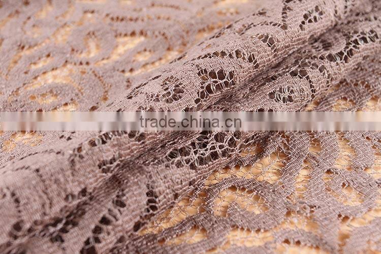 Fabrics supplier Best selling Fancy Knitted new design lace fabric