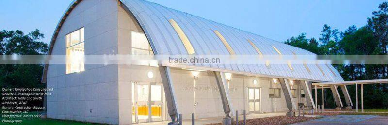 Zinc and color steel prefabricated steel house