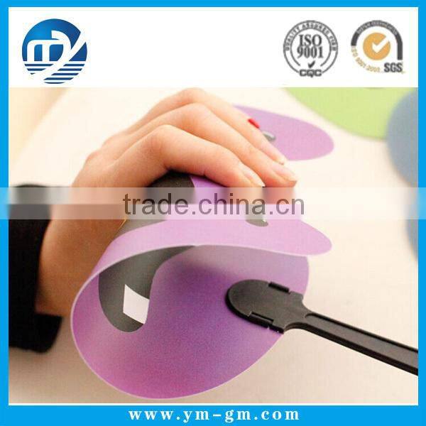 Commercial promotional printing wooden hand held fan wedding