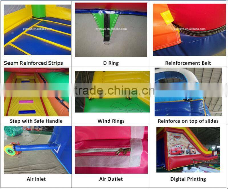 hot sale large inflatable sport game,inflatable obstacle course, kids playground inflatable obstacle with slide