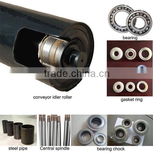 5 Inch Diameter ISO Standard Steel Pipe Conveyor Support Idler For Mining
