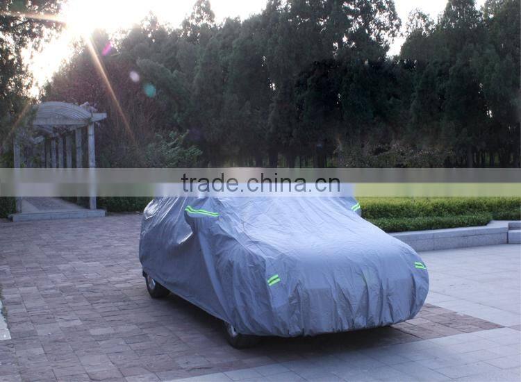 high qualtity aluminium foil car cover silver color