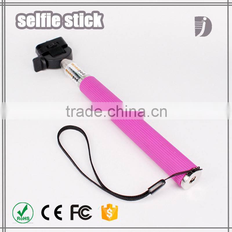 Cash on delivery from china extendable selfie stick with bluetooth remote