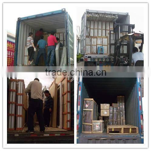 China upvc double sliding window with flyscreen