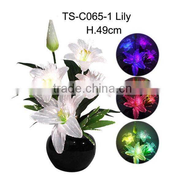 Wedding Occasion fiber optic decorations big flowers