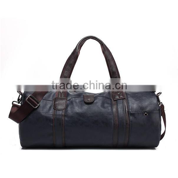 Manufacture Qualified men outdoor sport luggage pu travel duffel bag