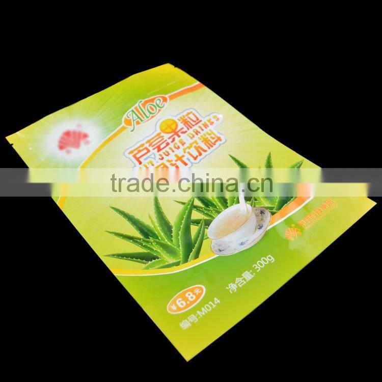 gravure printing food grade laminated pouches with zipper top