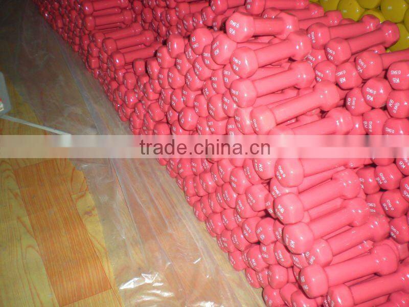 vinyl dipping hex dumbbell