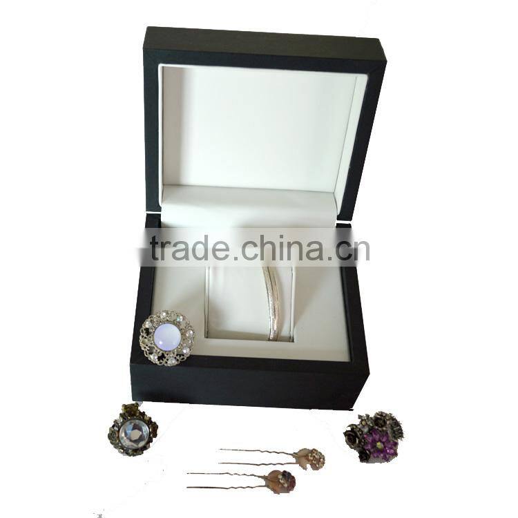Luxury Black Wooden Mens Watch Boxes ,Accept Custom Logo.