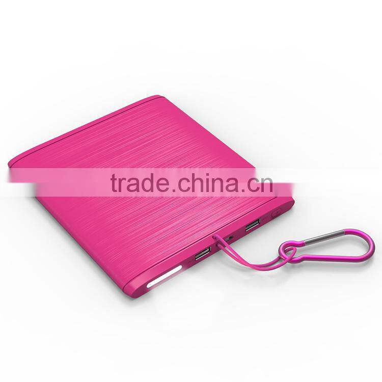 Newest fashion portable design solar phone charger power bank 12000mah especialy for outdoor and travel