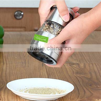 Stainless Steel Pepper & Salt Mill and with Ceramic Grinder
