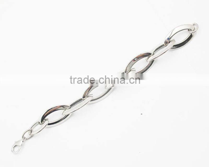 Trendy Hiphop Punk Style Stainless Steel Link&Chain Bracelet