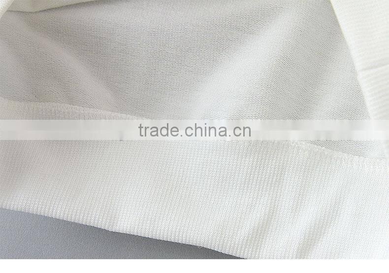 Korean casual All-Purpose Style fashionable crew neck Owl-Pattern female fitness wear