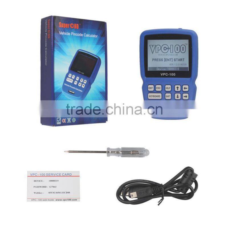 2015 New design VPC-100 pin code calculator the world's first Hand-held vehicle pincode calculator support most of cars