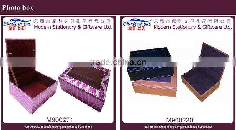 faux leather photo album box factory
