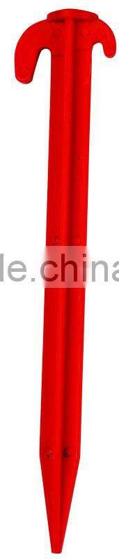 56715# 19cm plastic power peg with two hooks on head