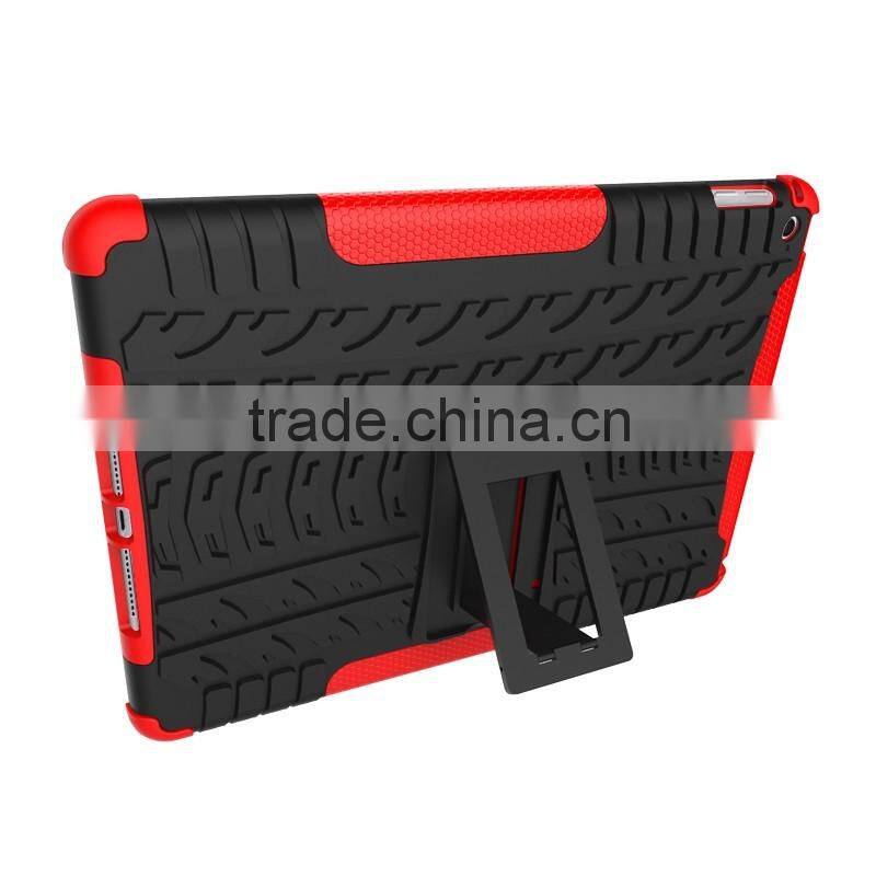 Shock absorption transformer stand armor for iPad Air 2 iPad 6 back case