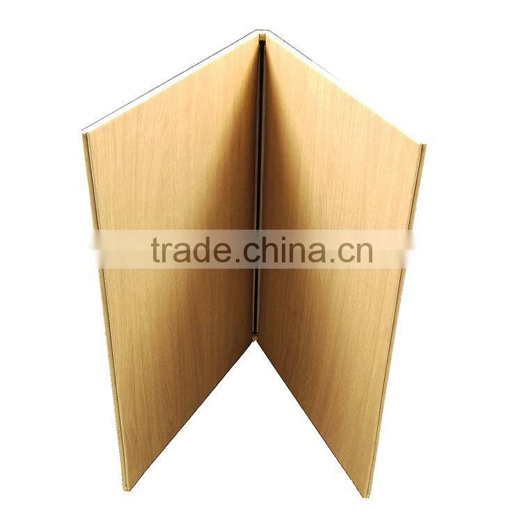 100% wooden menu cheap / restaurant menu design / genuine leather menu