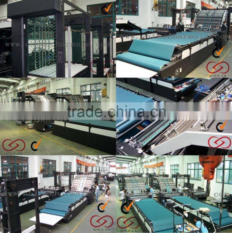 GIGA LXFMZ Fully Automatic Paper Flute Cardboard Laminating Machine Price Good