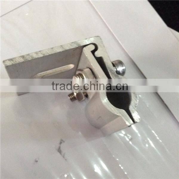 custom designed metal clamps aluminum solar roof clamp for tin roof mounting brackets steel pipe clip fixing clamp mount