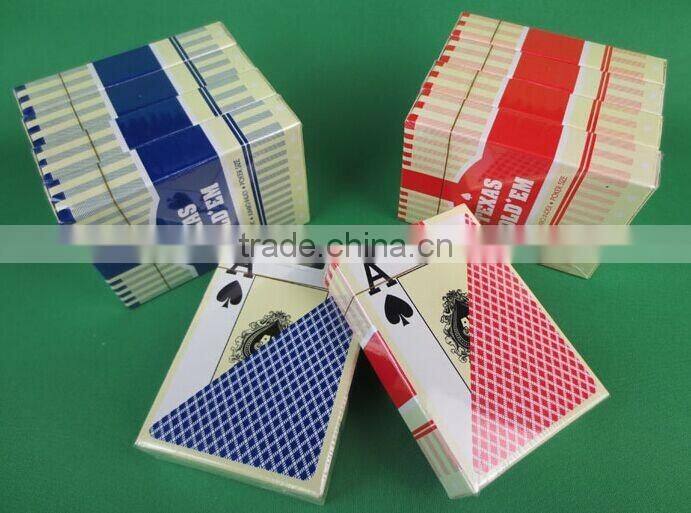 Free shipping custom game cards front and back Printing linen-embossed playing cards black playing cards ---DH20719