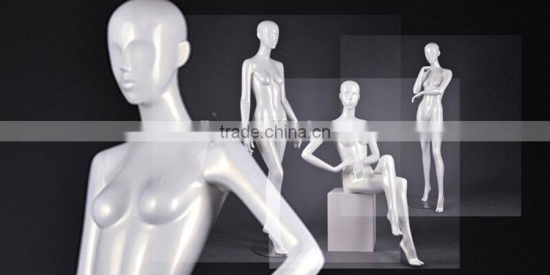 elegant white fiberglass mannequin hand for jewelry display