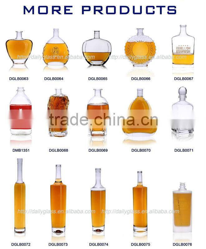 fashion glass jars for cosmetics