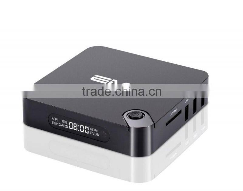 Factory box Amlogic S905 quad core 5.1 lollipop s905 tv box EM95 KODI media player