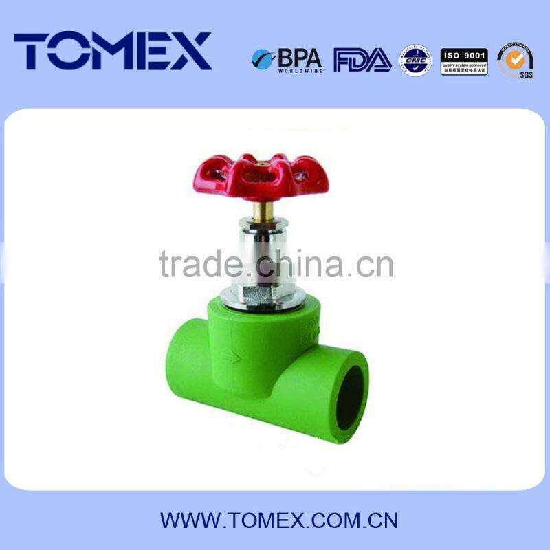 2016 PP-R Material Green connection plastic factory water supply ppr pipe and fitting price