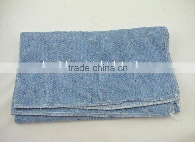 Stitch bonded nonwoven blue color 100%cotton floor towels
