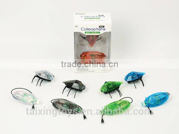 Educational ABS Kids Infrared R/C Beetle Animal with Light Toys