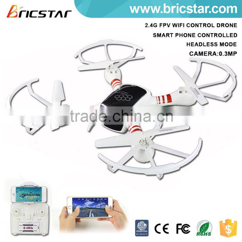 Two control mode 2.4G WIFI fpv quad copter with video transmission