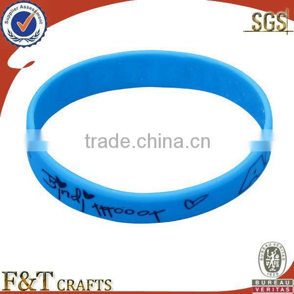 new promotional products novelty items colorful rainbow silicone lol bracelet for wholesale