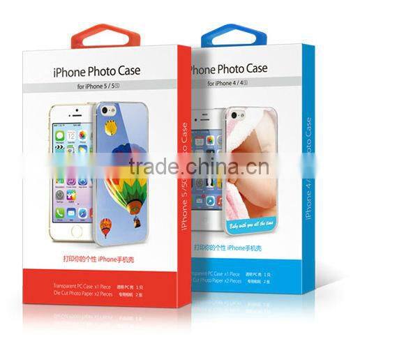 DIY Red large square Ezbook inkjet printable Mini Photo Album