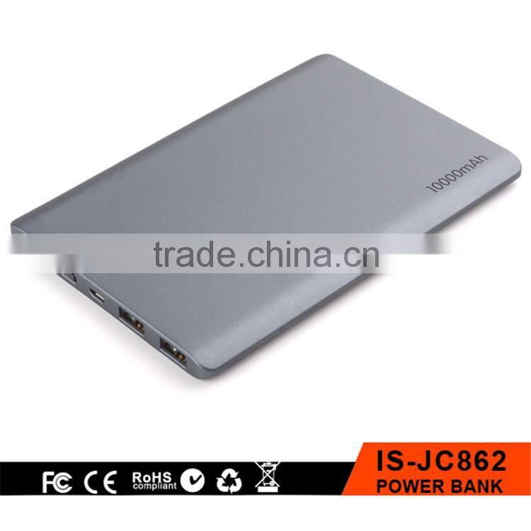 High qualitiy slim 10000mah portable charger,10000mah external usb charger 10000mah