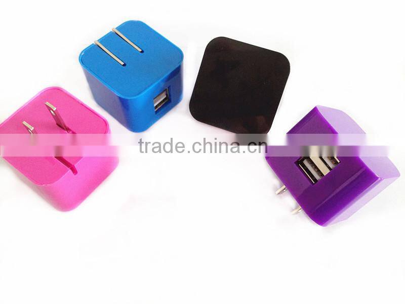 Factory wholesale US folding plug 5V 2A micro usb wall charger portable home wall charger for Samsung Table PC