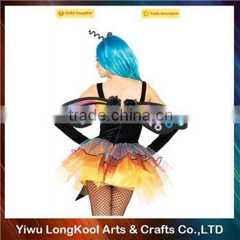 High quality halloween accessories cheap fairy wings colorful butterfly wings costume