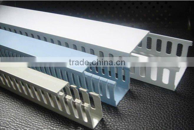pvc plastic cable trunking cable /wire duct