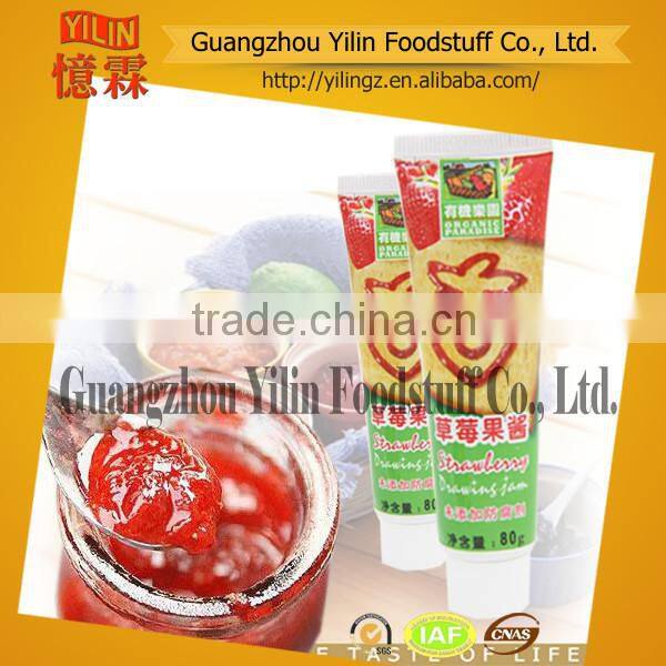 80g Strawberry Jam Chinese manufacturer non preservative hot sale