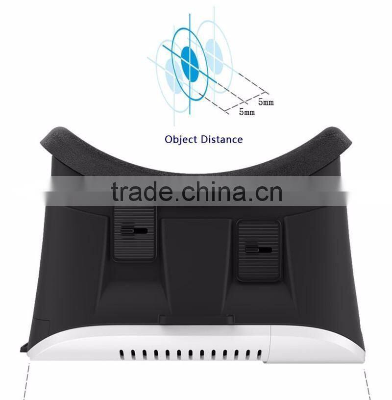 Google Cardboard Headmount VR BOX Version VR Virtual Reality 3D Glasses for Smartphone + Bluetooth Remote Controller