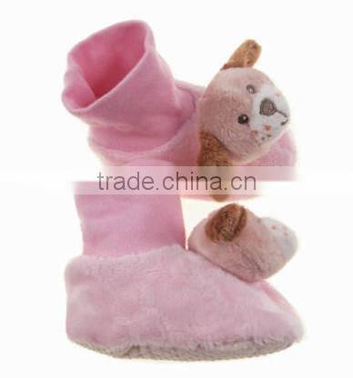 wholesale rabbit shape baby plush shoes / OEM factory with ICTI audit baby shoes