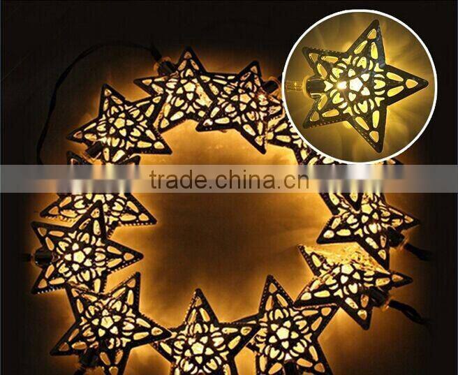 Iron Craft with LED Christmas light for decoration with high qualtiy ,decorate on Christmas Tree and Festival Day HC003