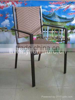 antique high back rattan hotel chair YC302