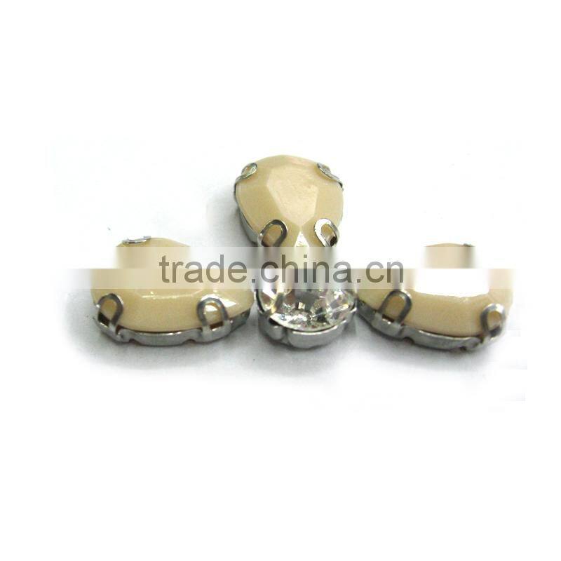 rhinestone chaton kuantan matte chunky resin beads candy pastel color garment claw diy beading